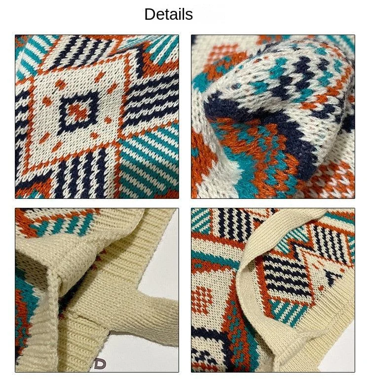 Kateri Tribal Prints Knitted Bag - 4 Colors - Glova