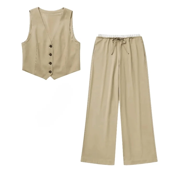 Kenya Casual Vest and Draw String Pants - Glova