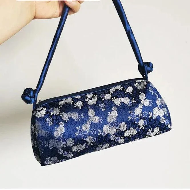 Kexin Silk Embroidery Cheongsam Mini Tote - Glova