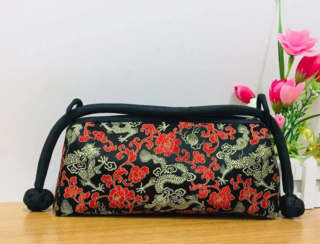 Kexin Silk Embroidery Cheongsam Mini Tote - Glova