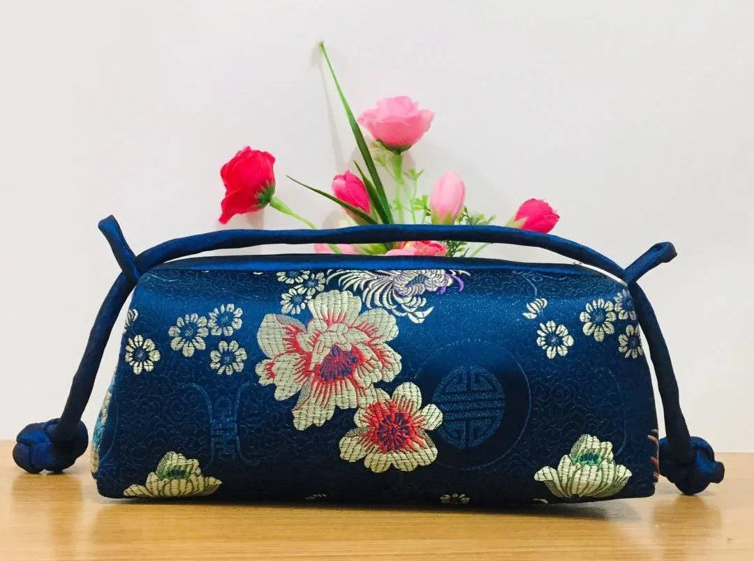 Kexin Silk Embroidery Cheongsam Mini Tote - Glova