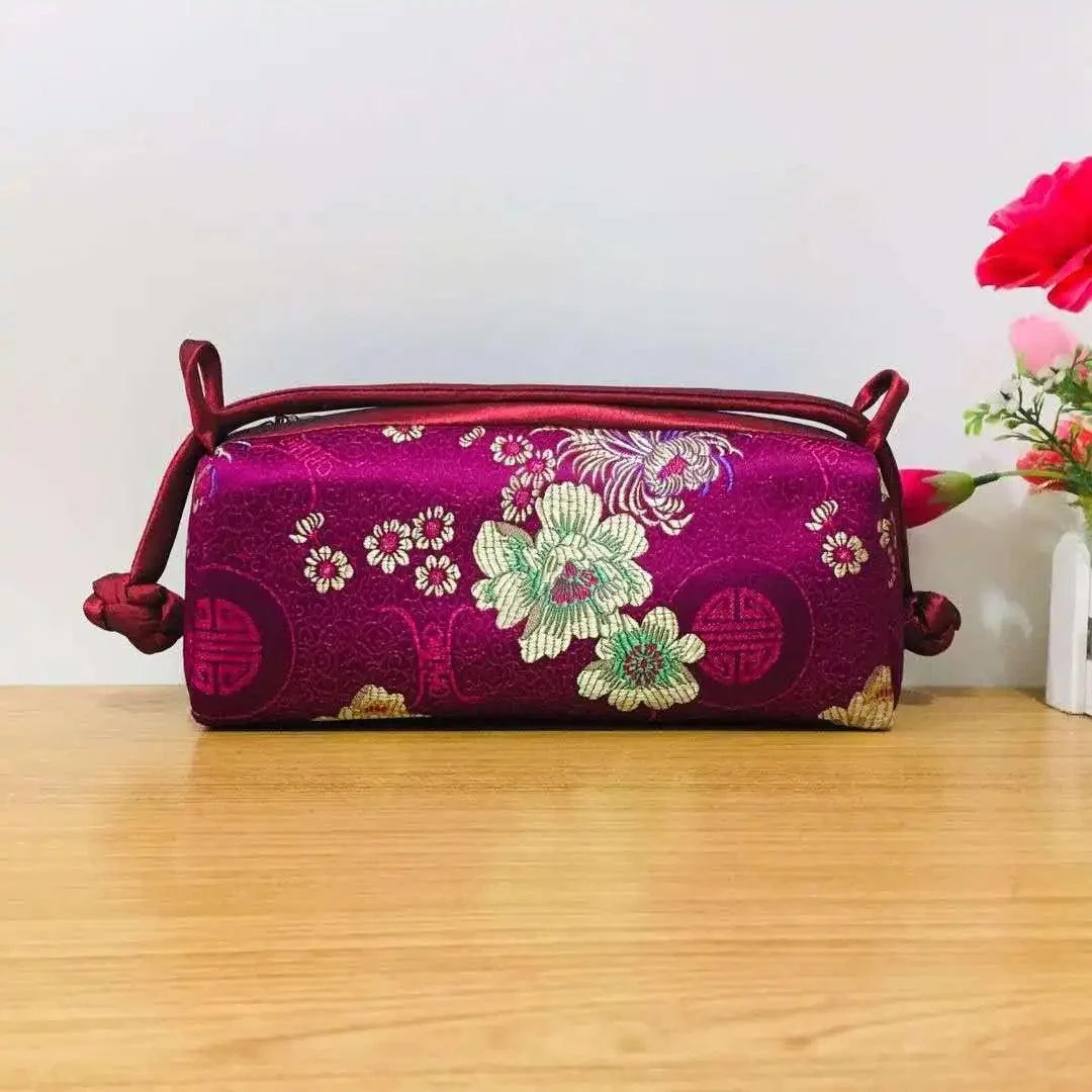 Kexin Silk Embroidery Cheongsam Mini Tote - Glova