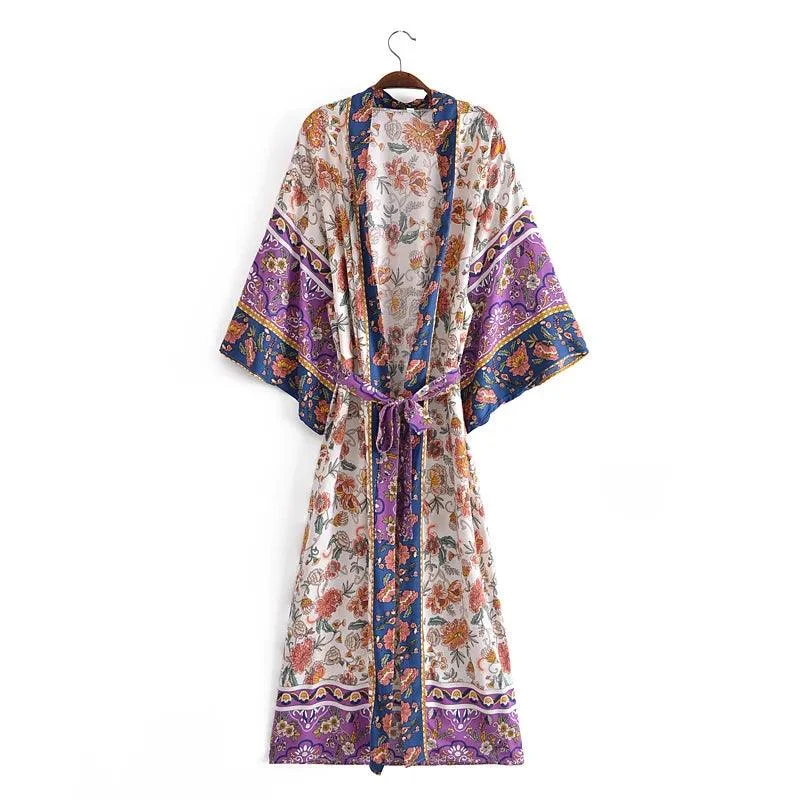 Kimiko Floral Kimono Robe - Glova