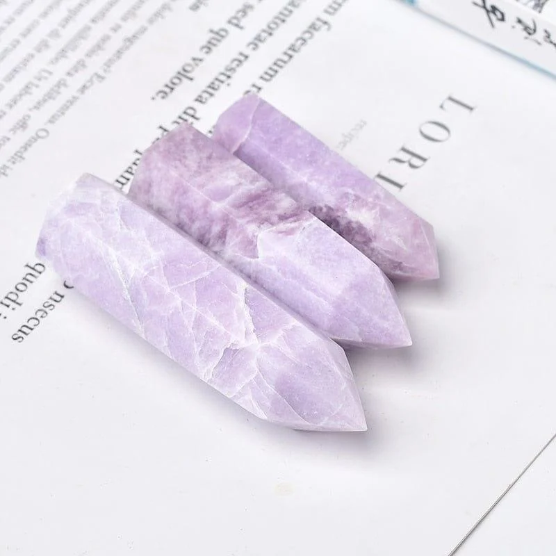 Kunzite Crystal Towers - Glova