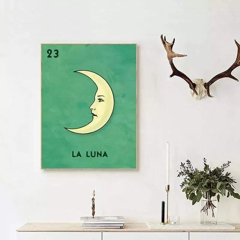 La Luna Canvas Wall Art - Glova