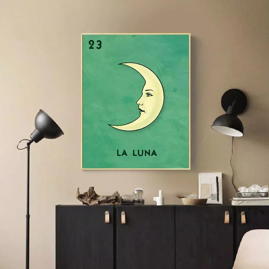 La Luna Canvas Wall Art - Glova