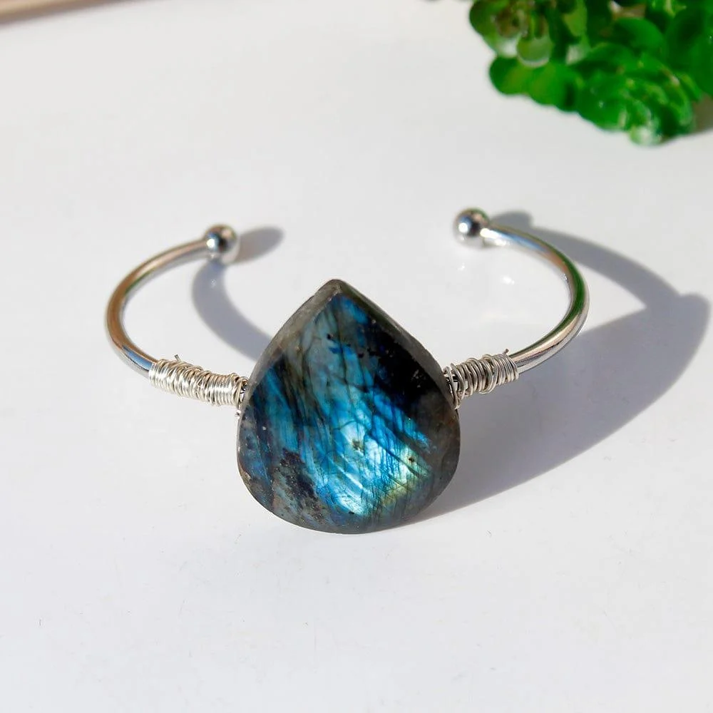 Labradorite Rain Drop Bracelet - Glova