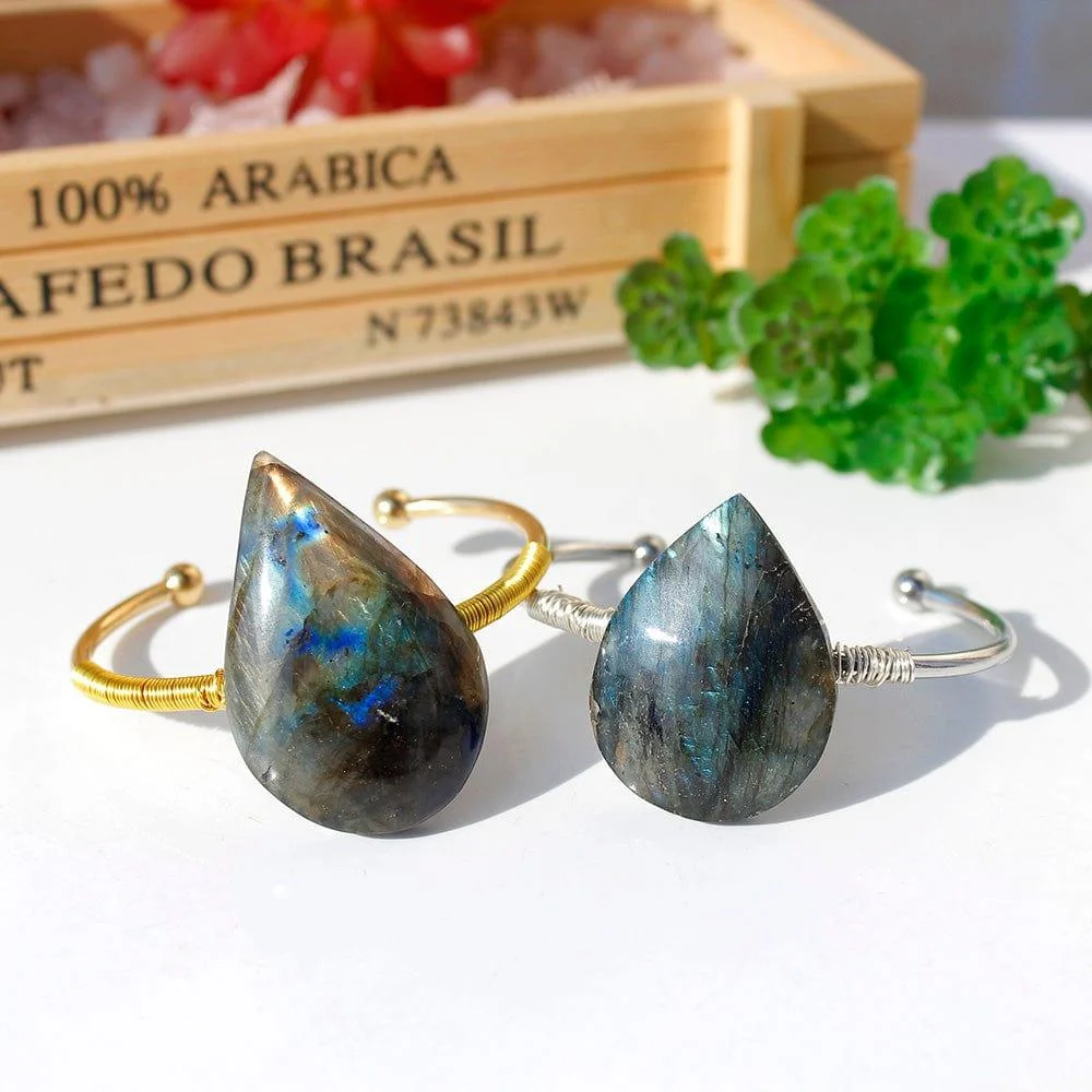 Labradorite Rain Drop Bracelet - Glova