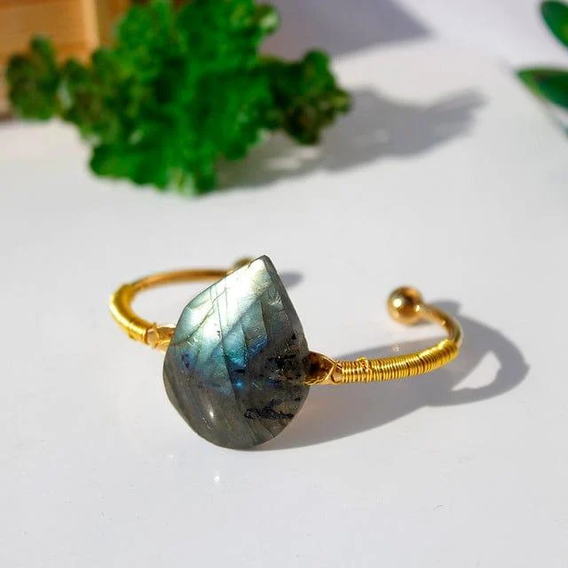 Labradorite Rain Drop Bracelet - Glova