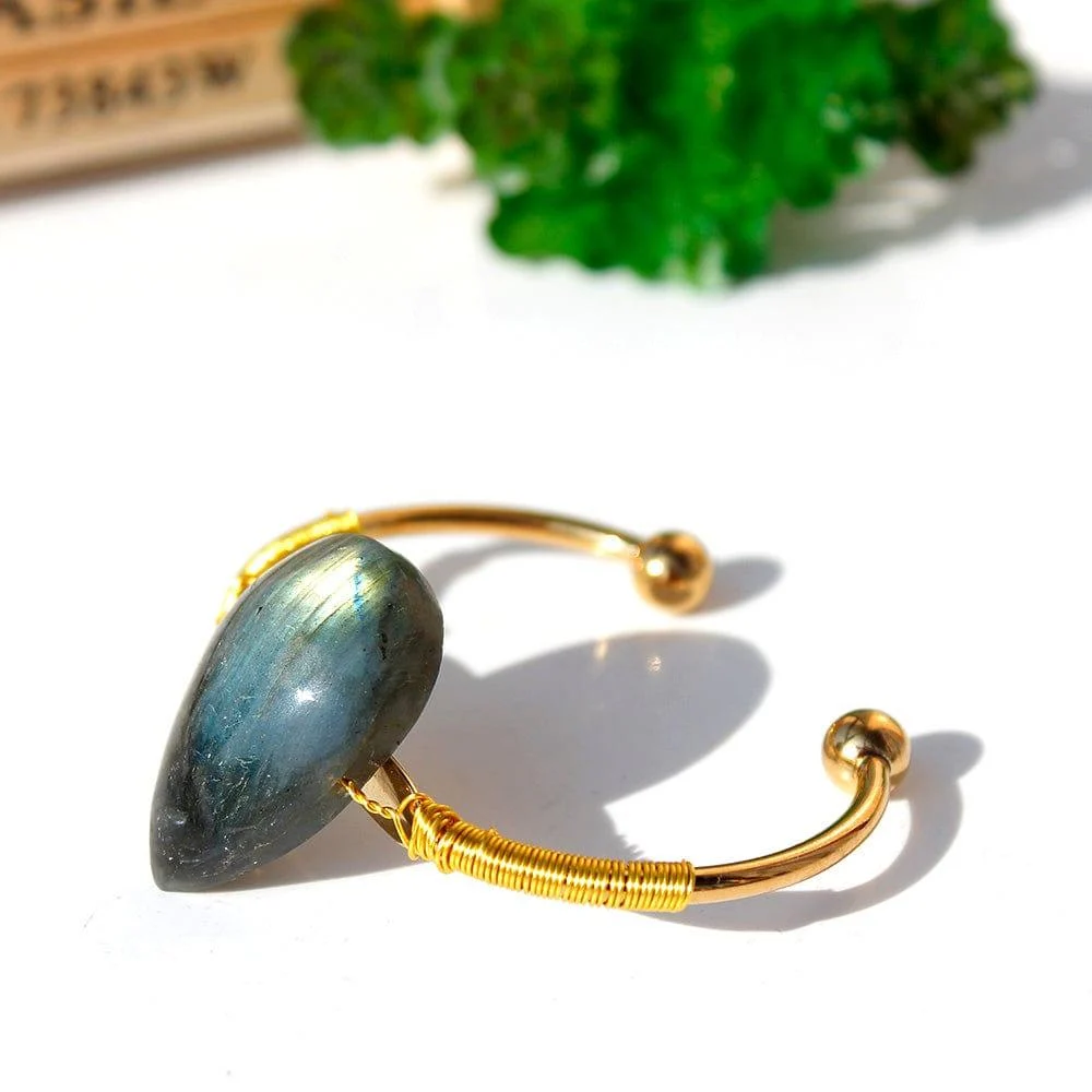 Labradorite Rain Drop Bracelet - Glova