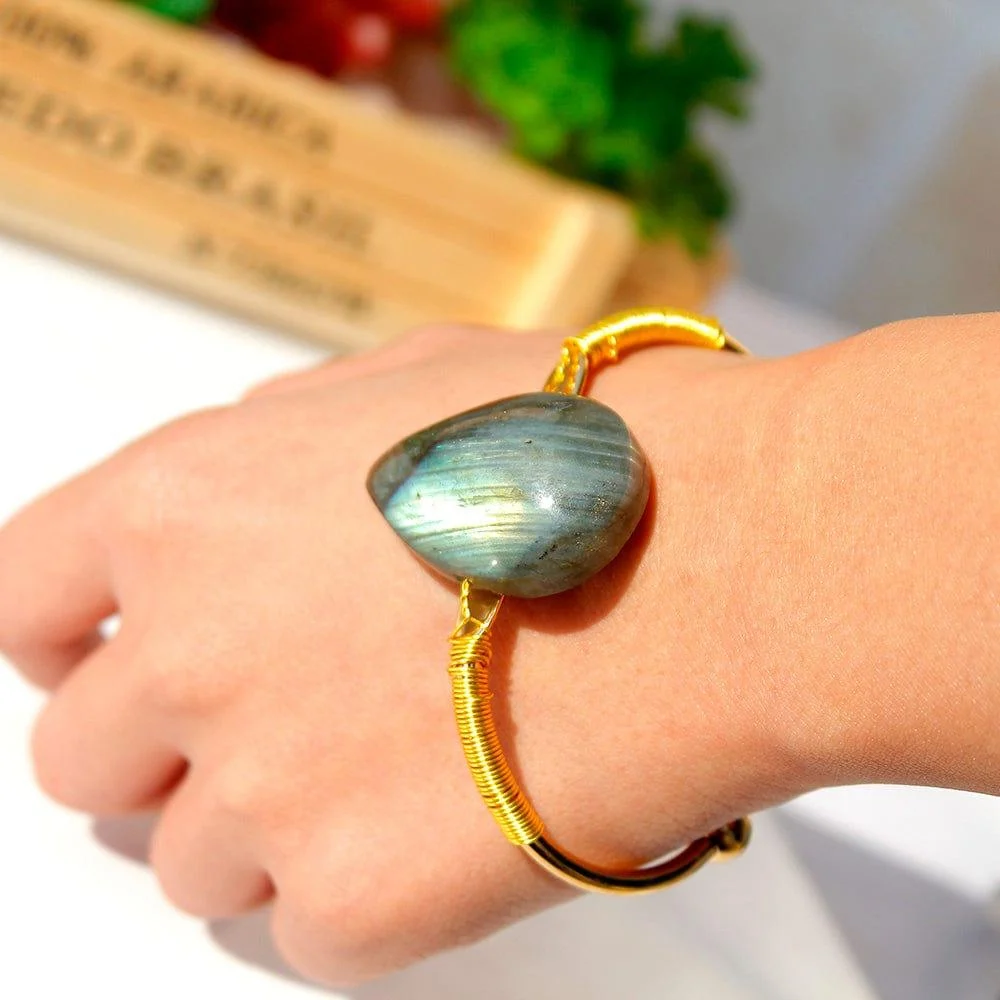 Labradorite Rain Drop Bracelet - Glova