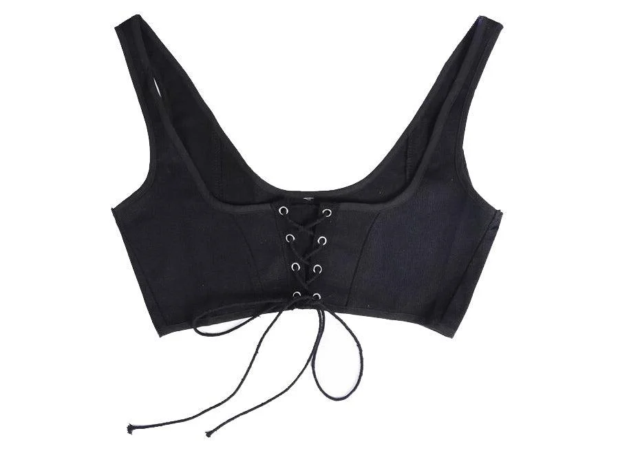 Lace-Up Tank Corset Belt - Glova