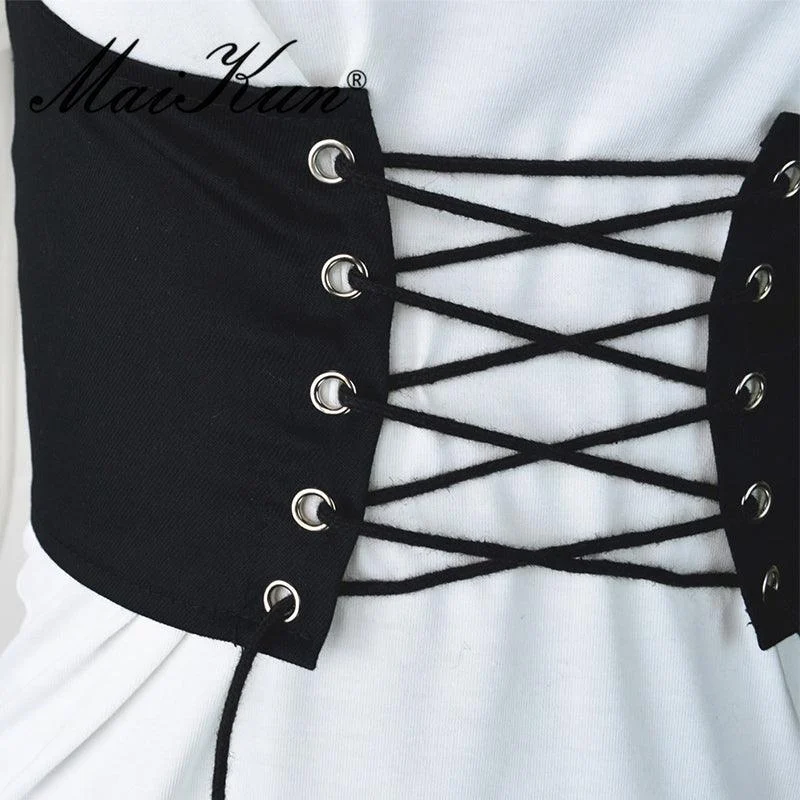 Lace-Up Tank Corset Belt - Glova