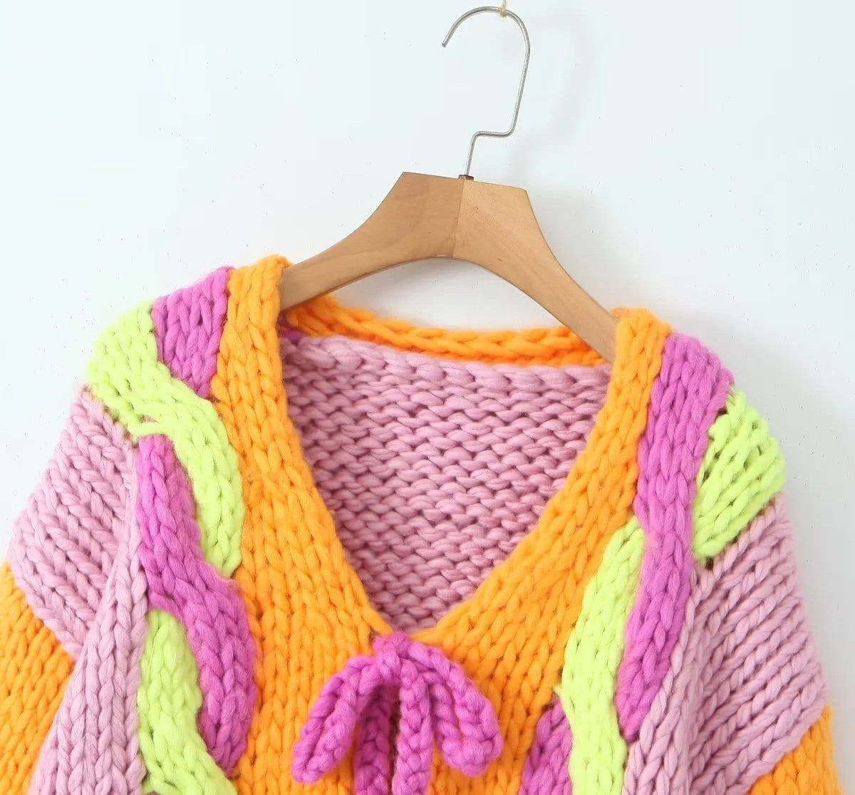 Lacey Handmade Knitted Cardigan - Glova