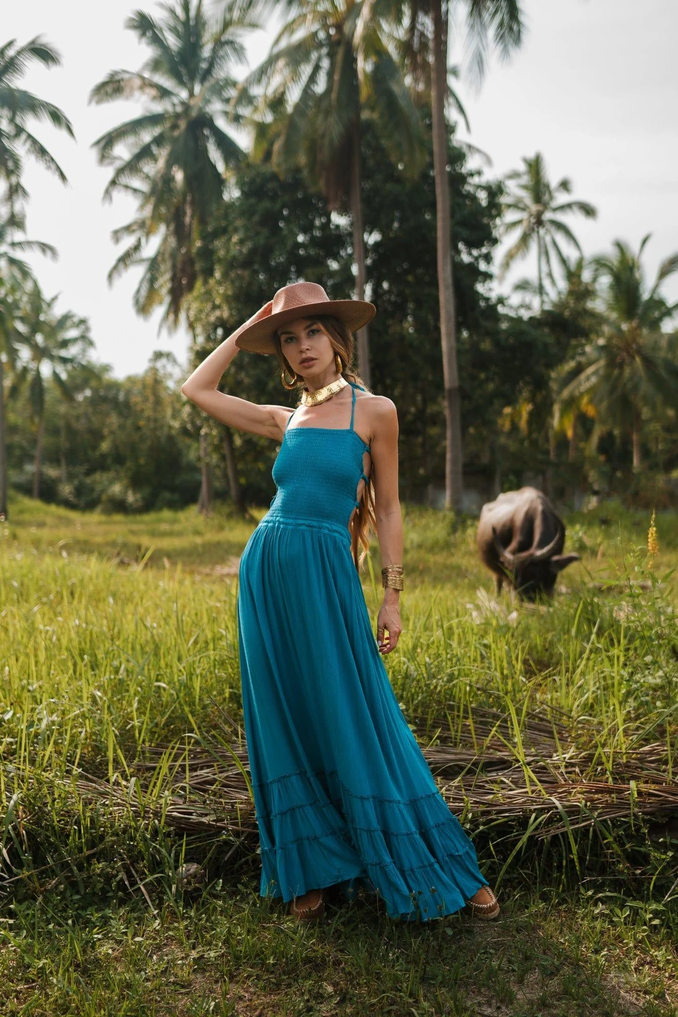 Lady Earth Maxi Dress - Glova