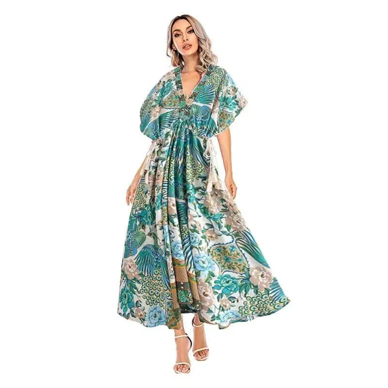 Lamona Bohemian Floral Prints Maxi Dress - 4 Colors - Glova