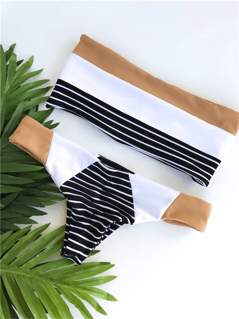 Lana Stripes Bikini Set - Glova