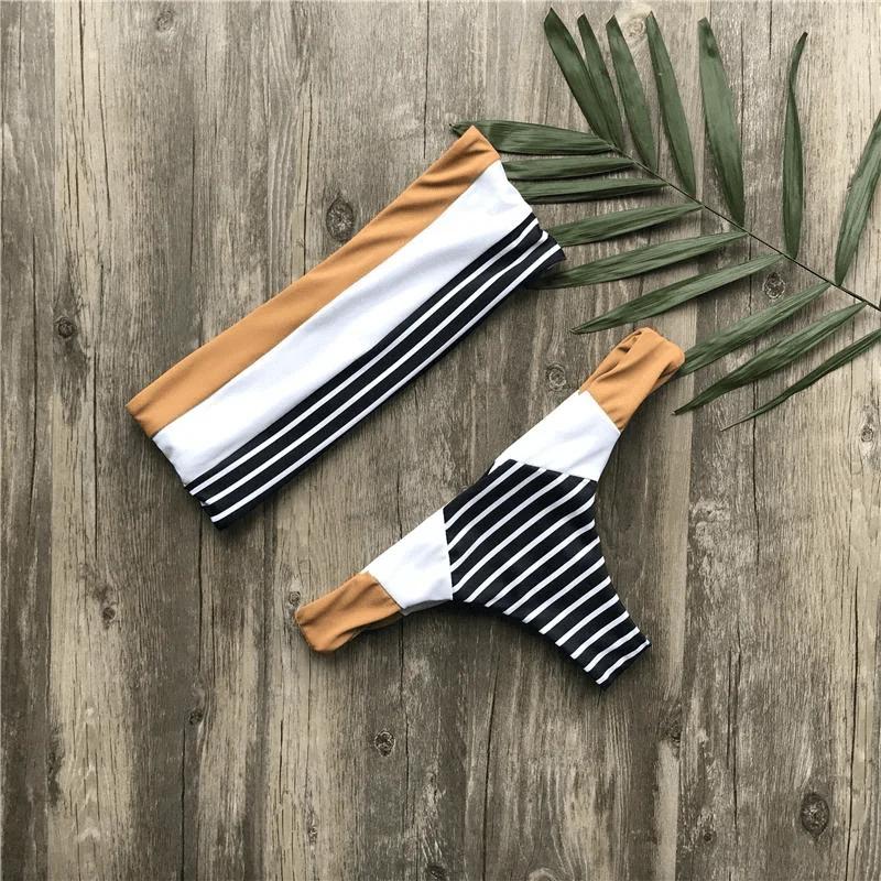 Lana Stripes Bikini Set - Glova