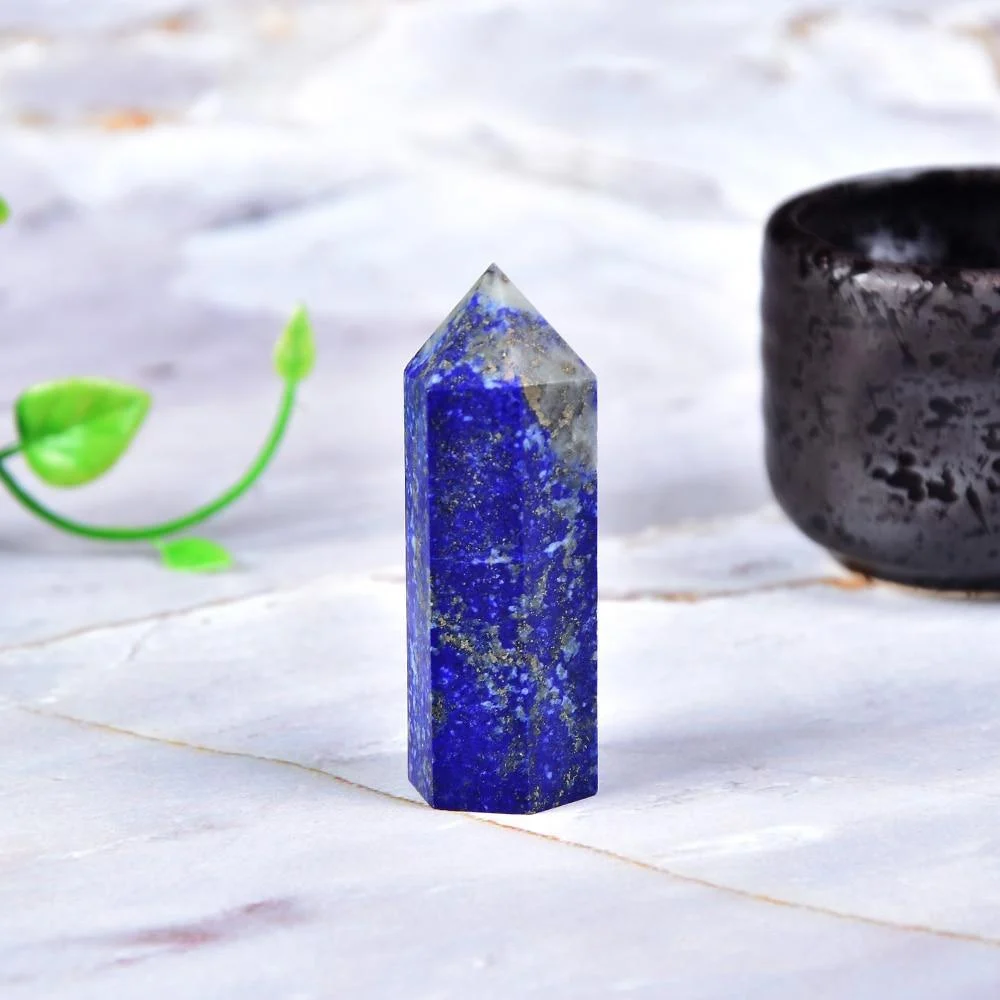 Lapis Lazuli Crystal Point Tower - Glova