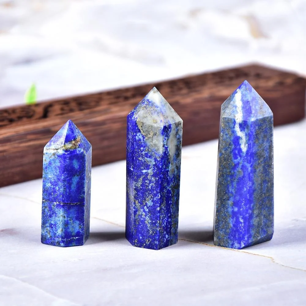 Lapis Lazuli Crystal Point Tower - Glova