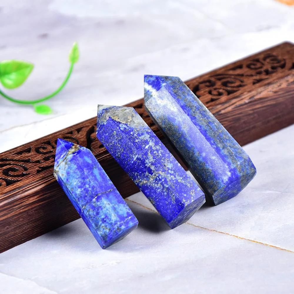 Lapis Lazuli Crystal Point Tower - Glova