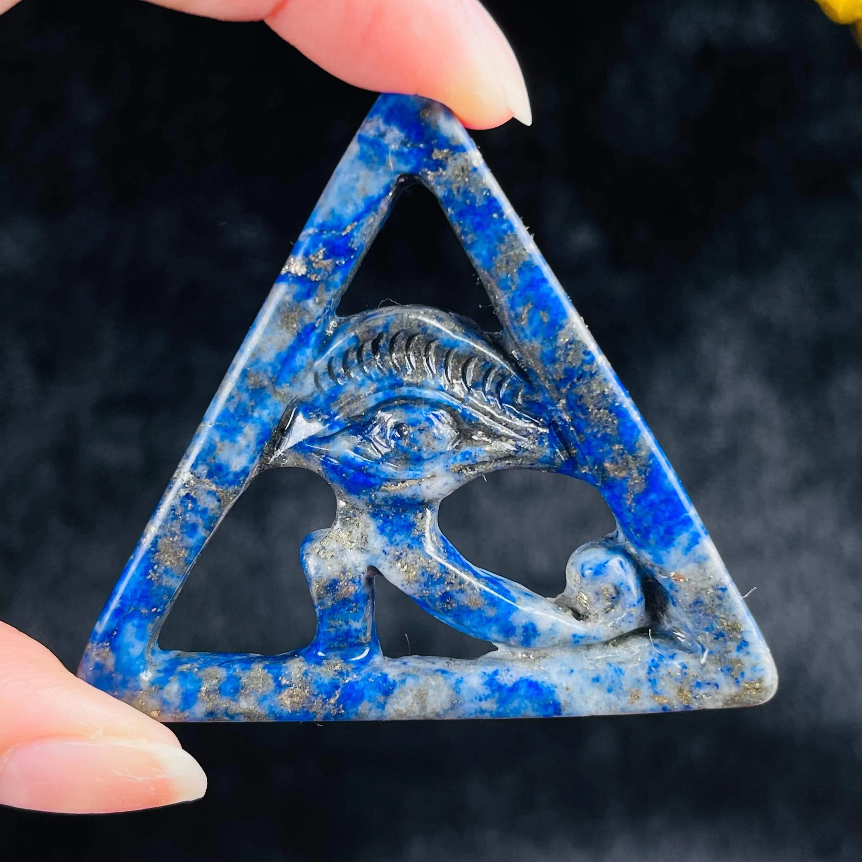 Lapis Lazuli Eye of Horus - Glova