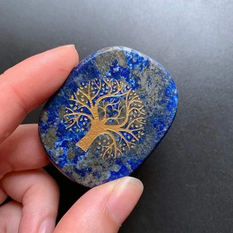 Lapis Lazuli Tree of Life Stone - Glova