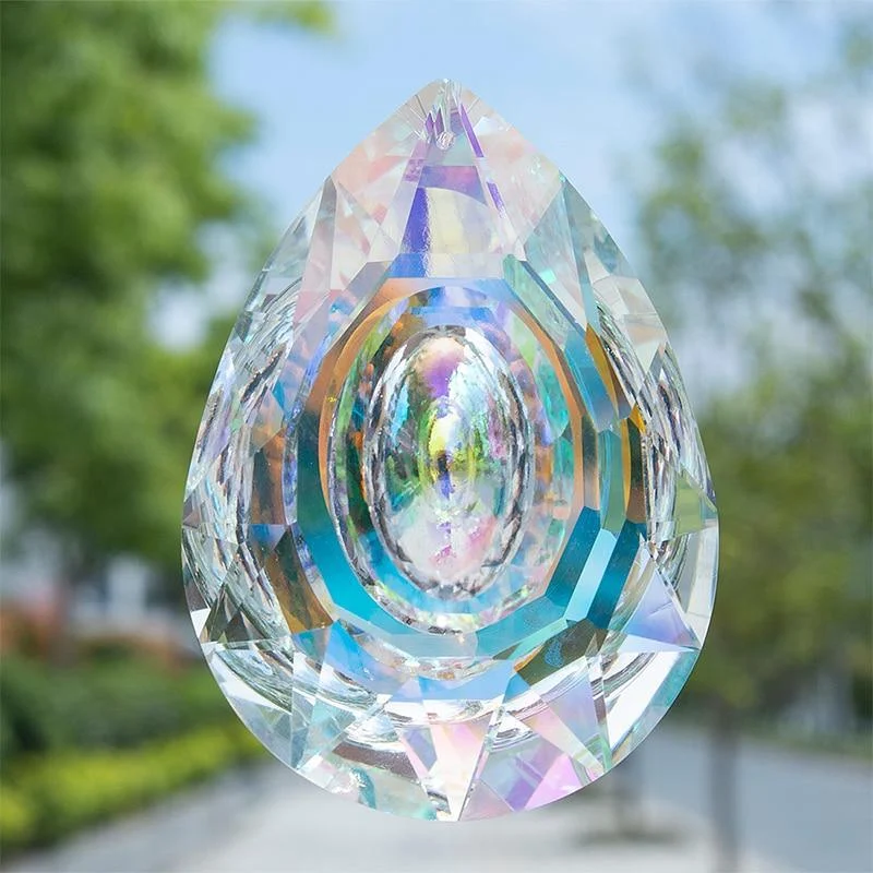 Large Hanging Crystal Prism Ornament - Glova