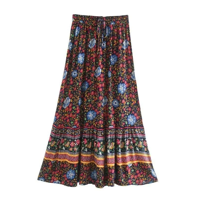 Larkin Maxi Skirt ( 2 Colors ) - Glova