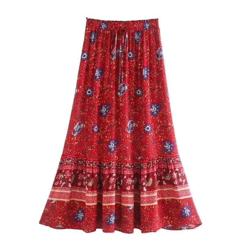 Larkin Maxi Skirt ( 2 Colors ) - Glova