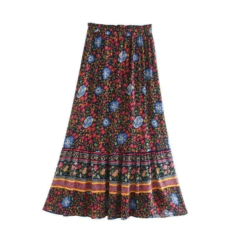 Larkin Maxi Skirt ( 2 Colors ) - Glova