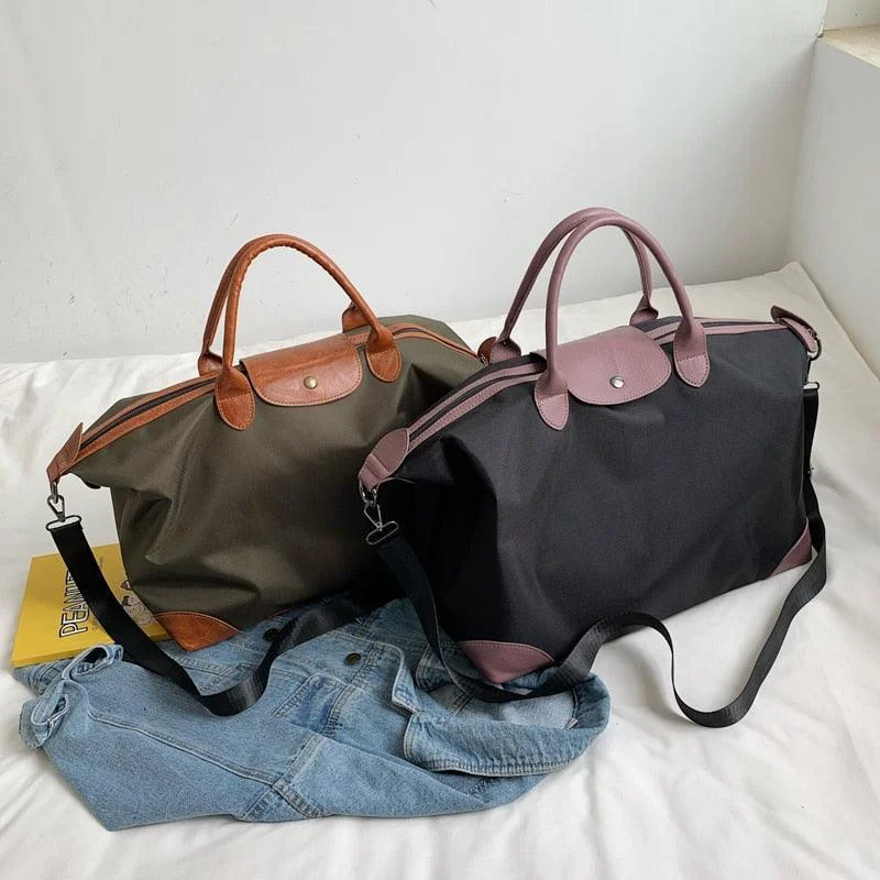 Laura Nylon+Leather Weekender Bags - 3 Colors - Glova