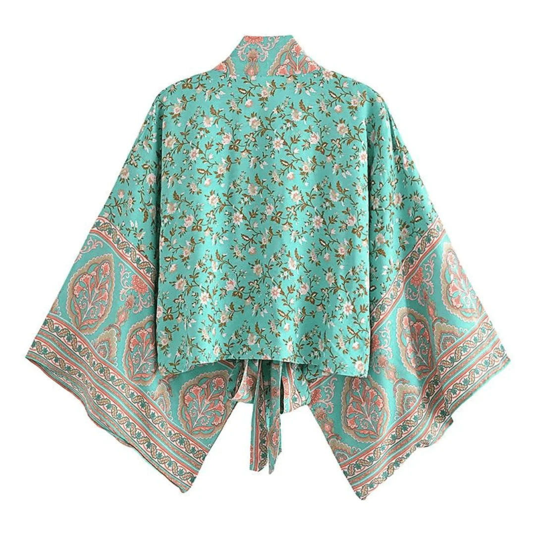 Lavinia Boho Cropped Kimono - Glova