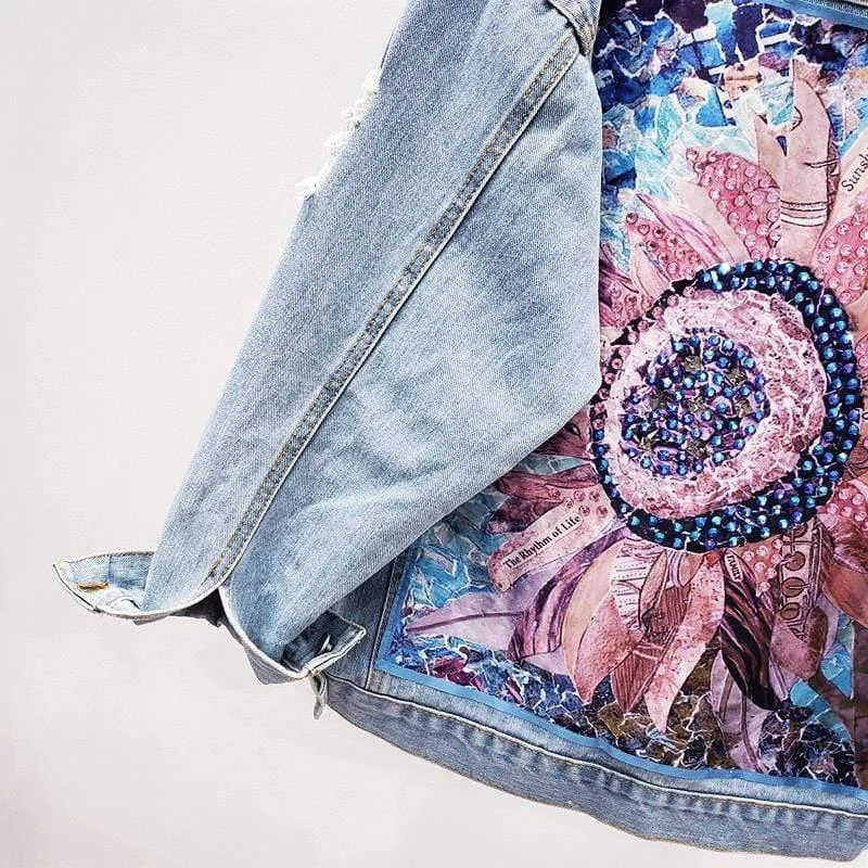 Layana Cowboy Style Denim Jacket - Glova