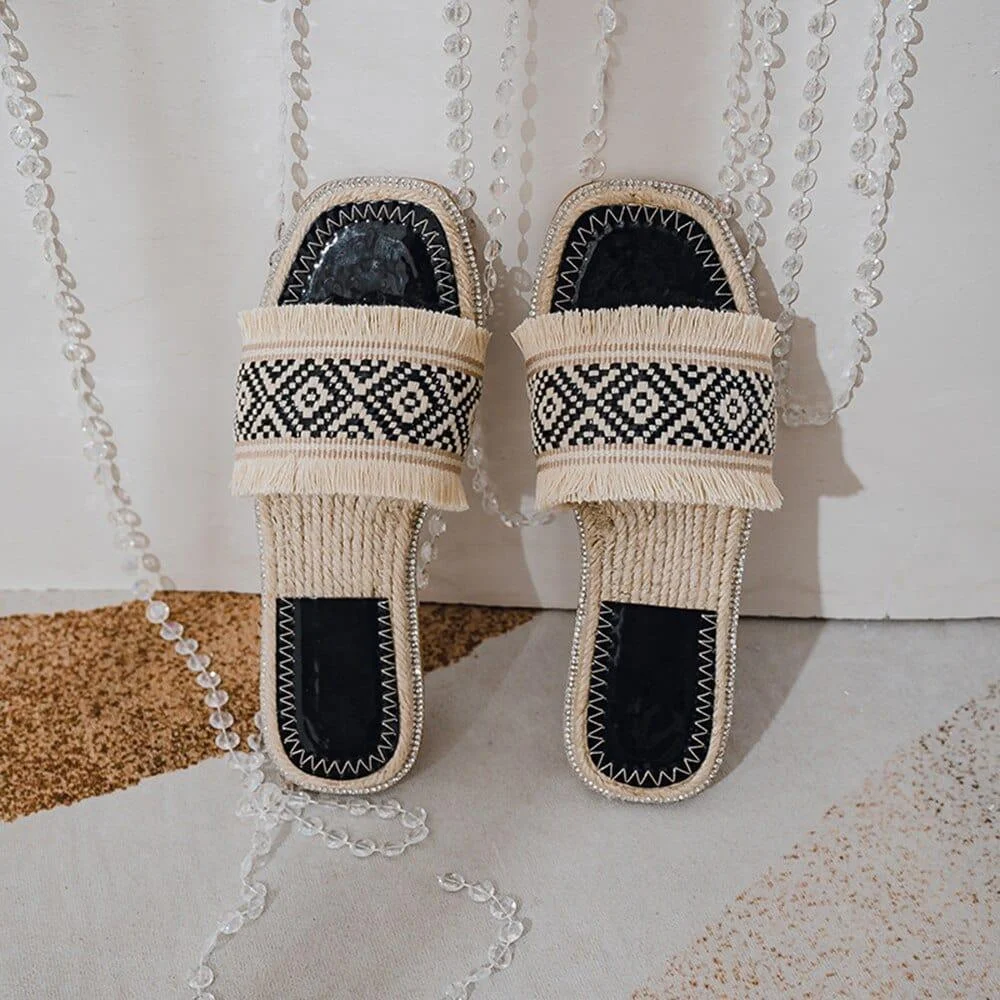 Layla Woven Slippers - Glova