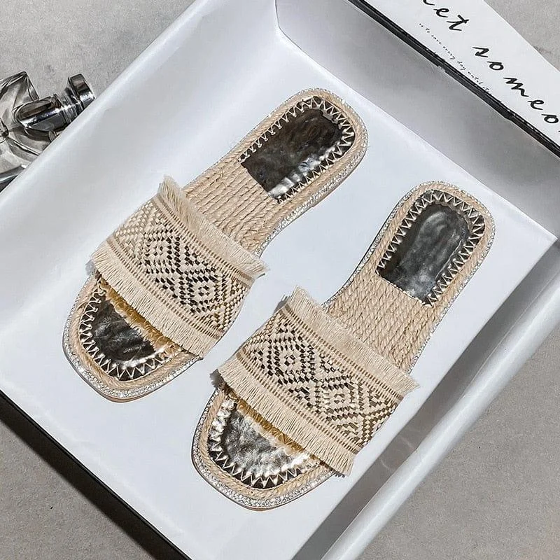 Layla Woven Slippers - Glova