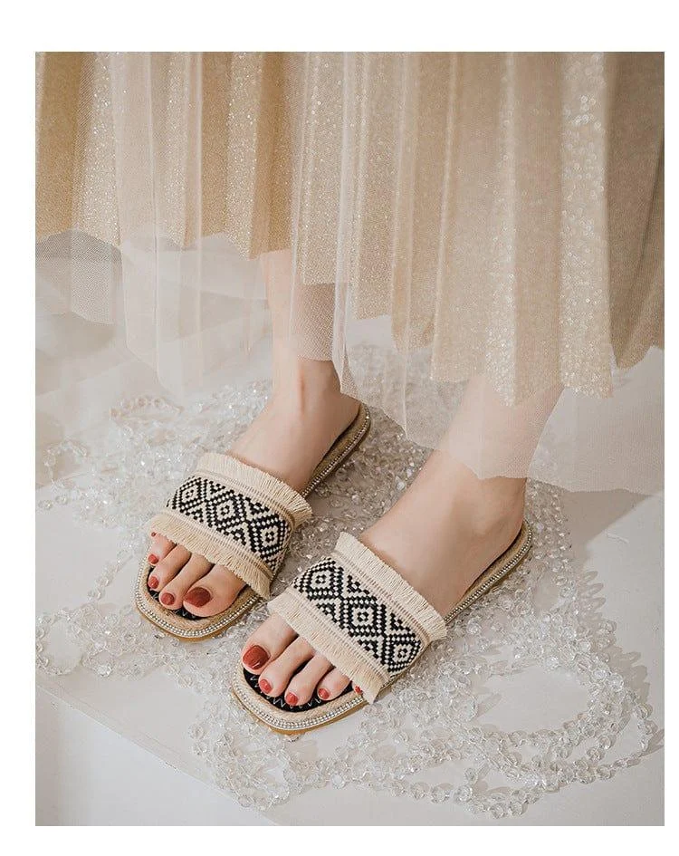 Layla Woven Slippers - Glova