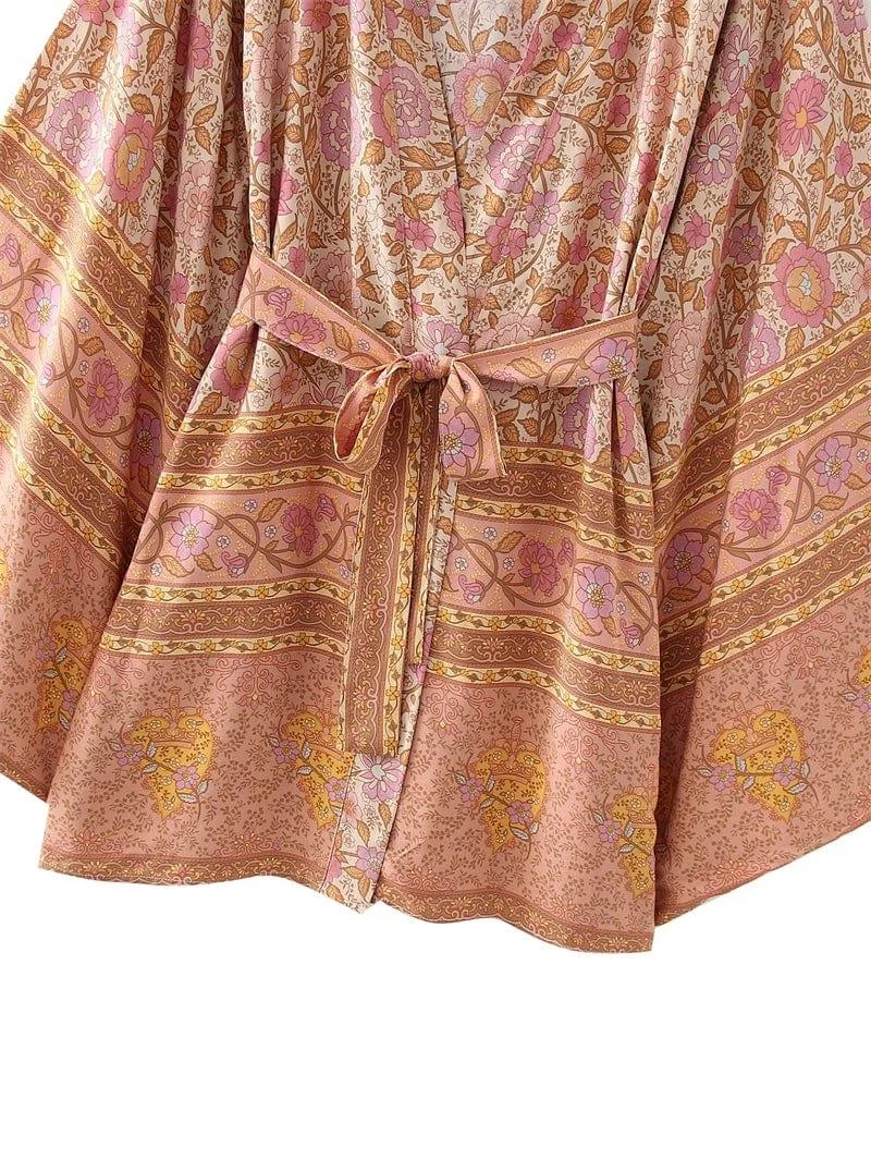 Leah Kimono in Light Pink - Glova