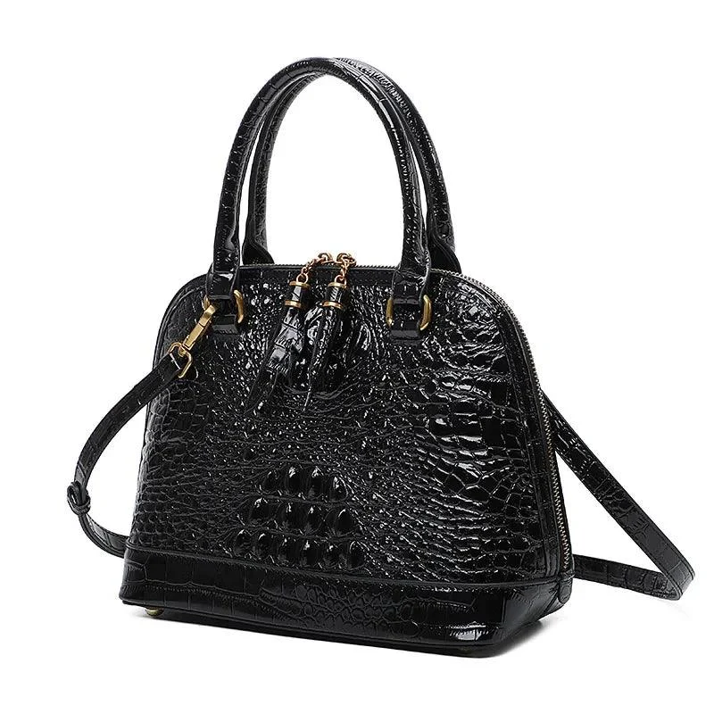 Leather Crocodile Pattern Crossbody Women's Hand Bags - Glova