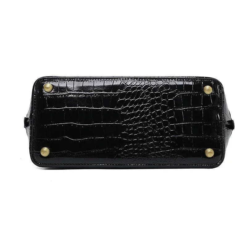 Leather Crocodile Pattern Crossbody Women's Hand Bags - Glova