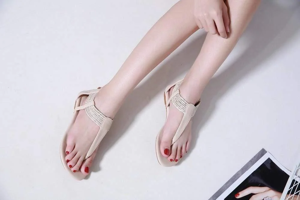 Leather Toepost Sandals - Glova