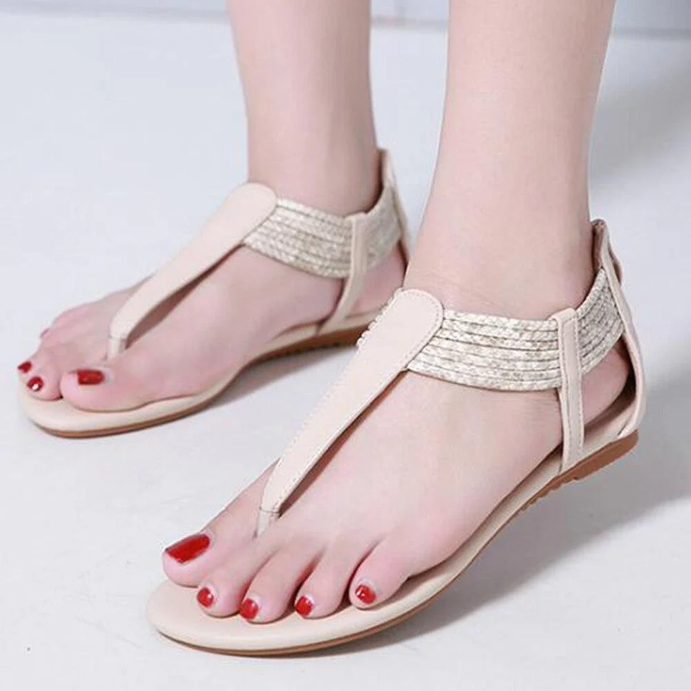 Leather Toepost Sandals - Glova