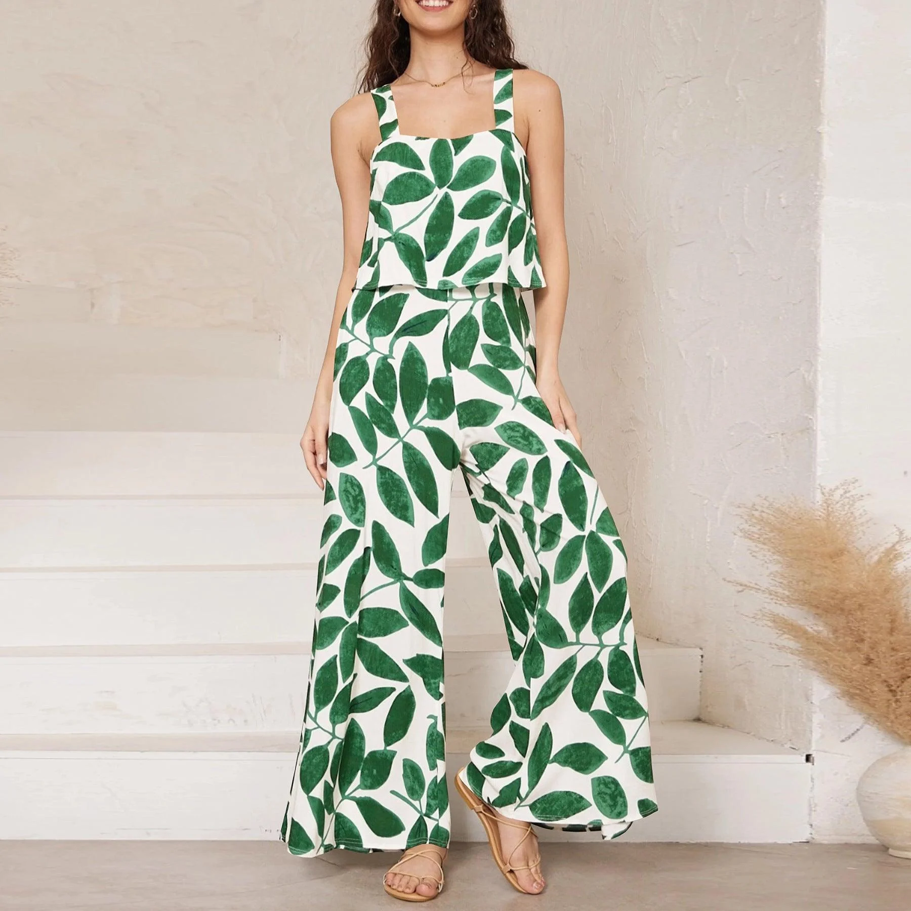 Leocadia Wide Leg Jumpsuit - Glova