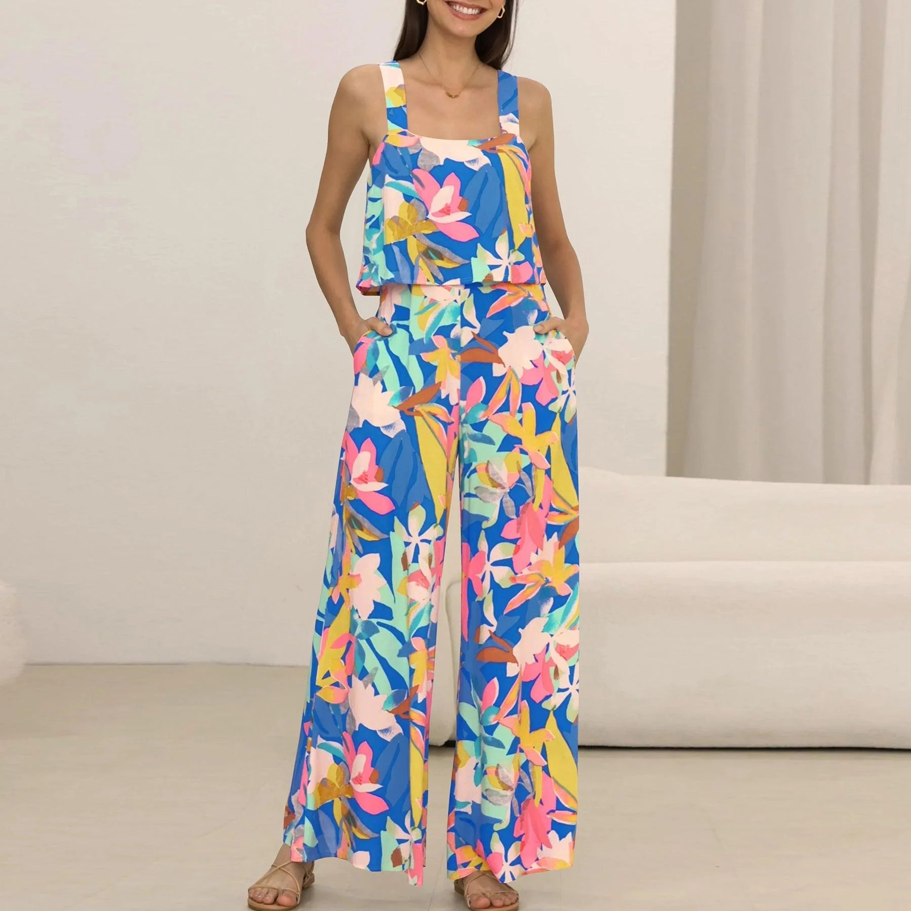 Leocadia Wide Leg Jumpsuit - Glova