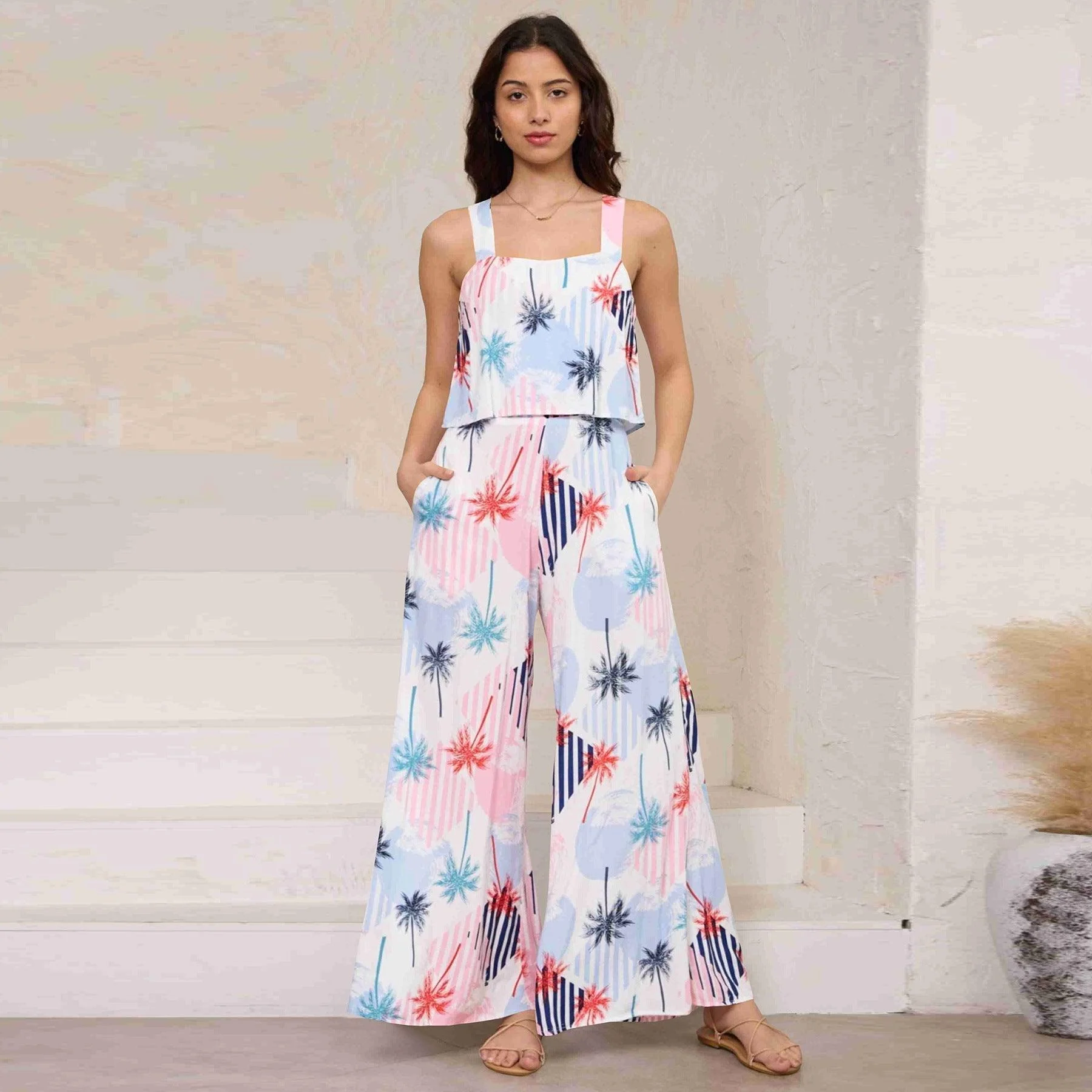 Leocadia Wide Leg Jumpsuit - Glova