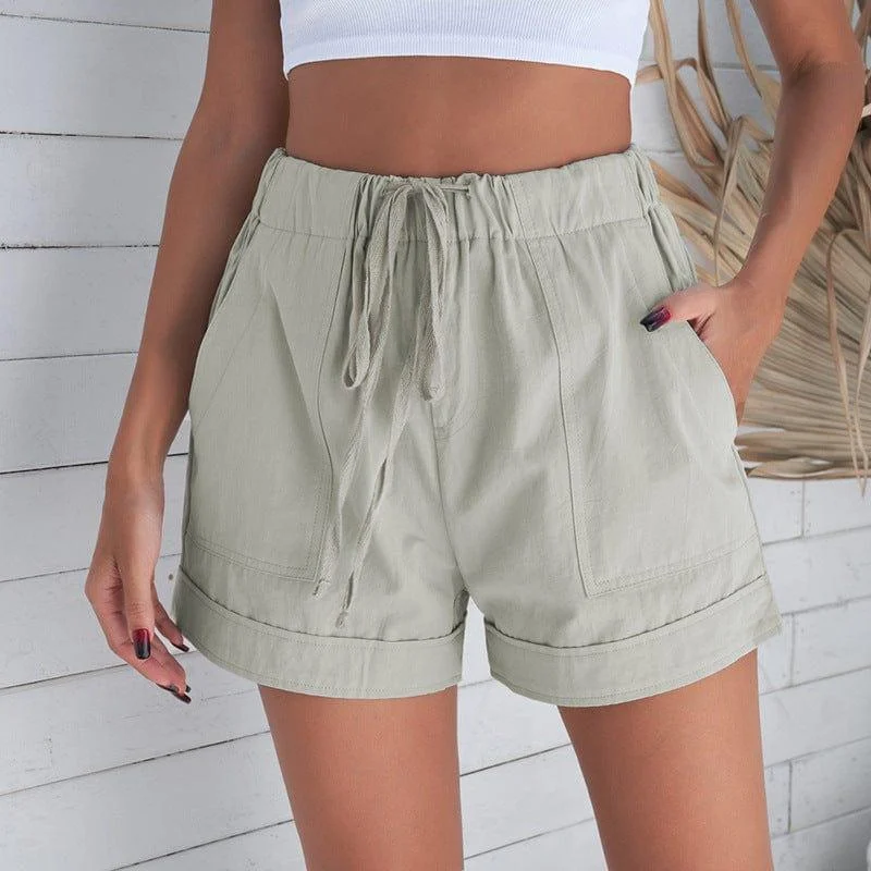 Leona High Waisted Shorts - Glova