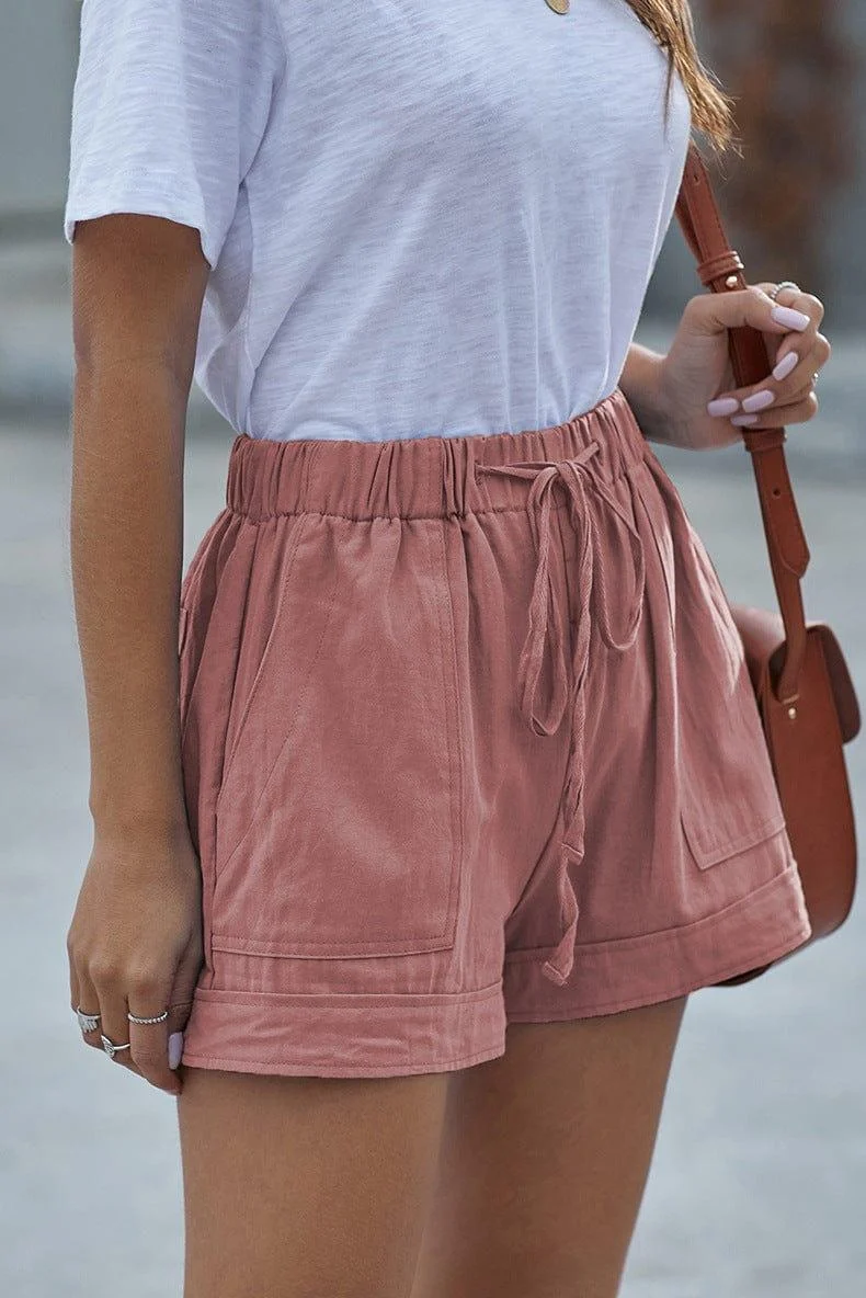 Leona High Waisted Shorts - Glova