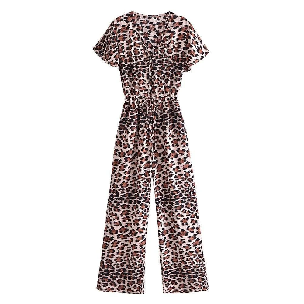 Leopard Print Romper - Glova