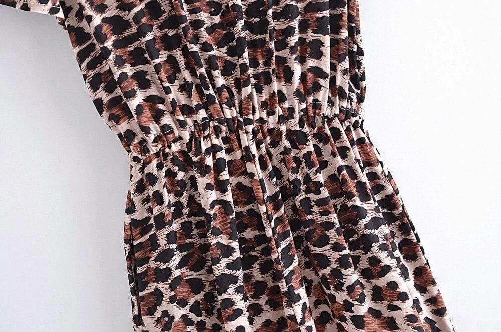 Leopard Print Romper - Glova