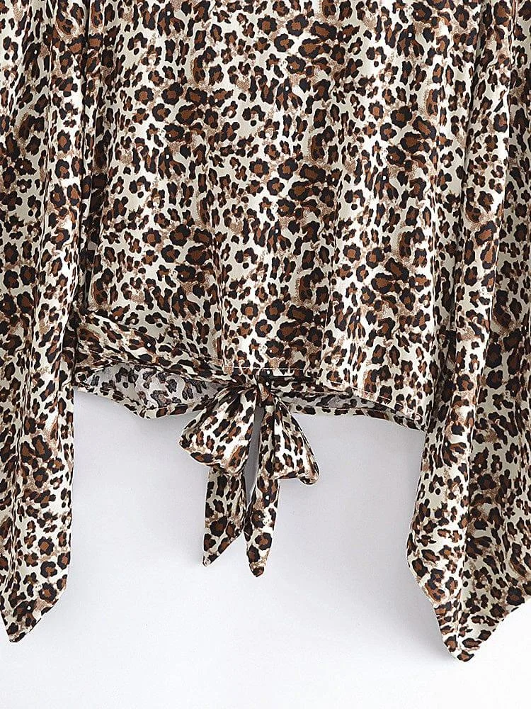 Leopard Short Boho Kimono - Glova